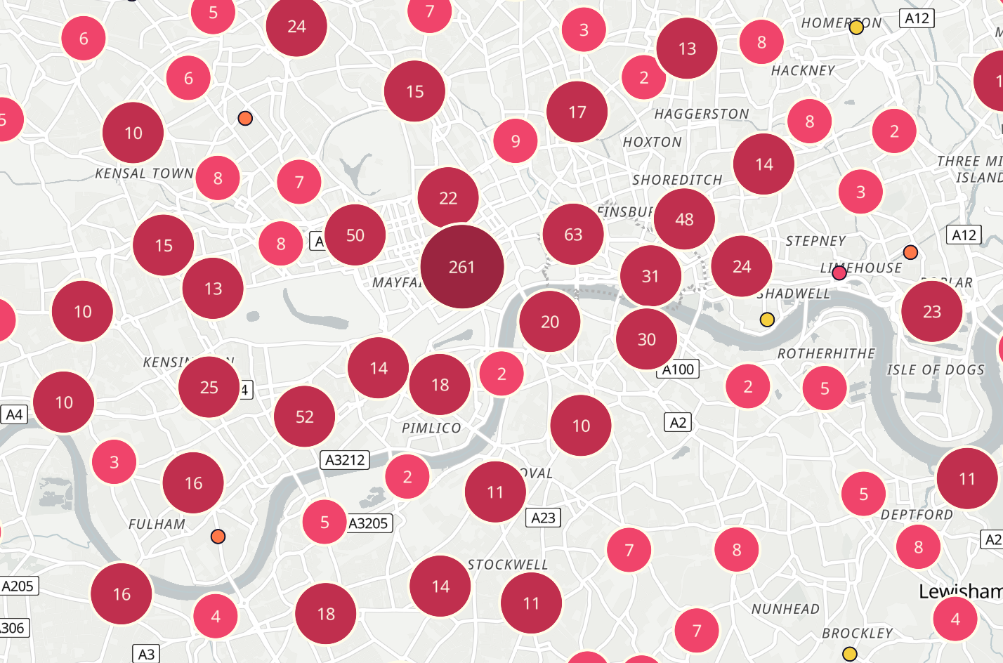 An essential new map shows every London pub and restaurant with air conditioning