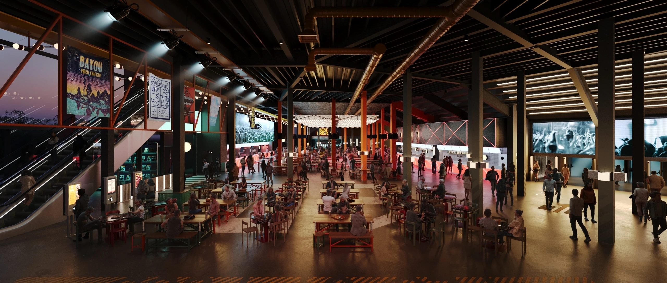 Aviva Arena Bristol bar area