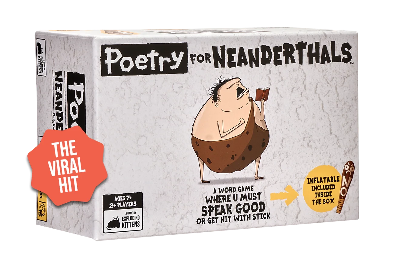 Poetry for Neanderthals the game