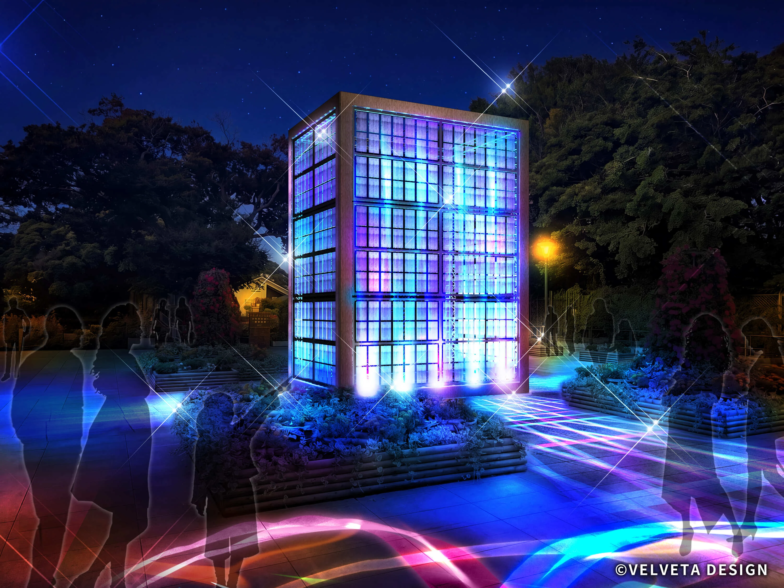 Enoshima island is hosting a free projection mapping event this summer
