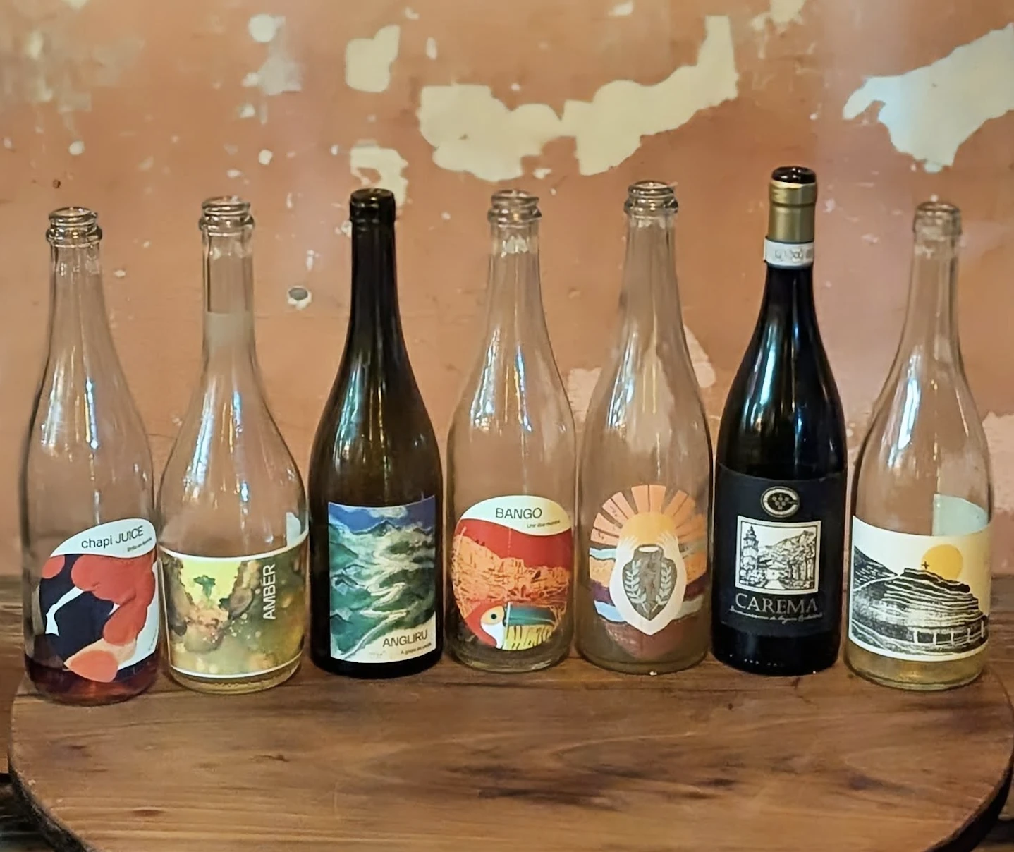 Botellas de Chapi Wines