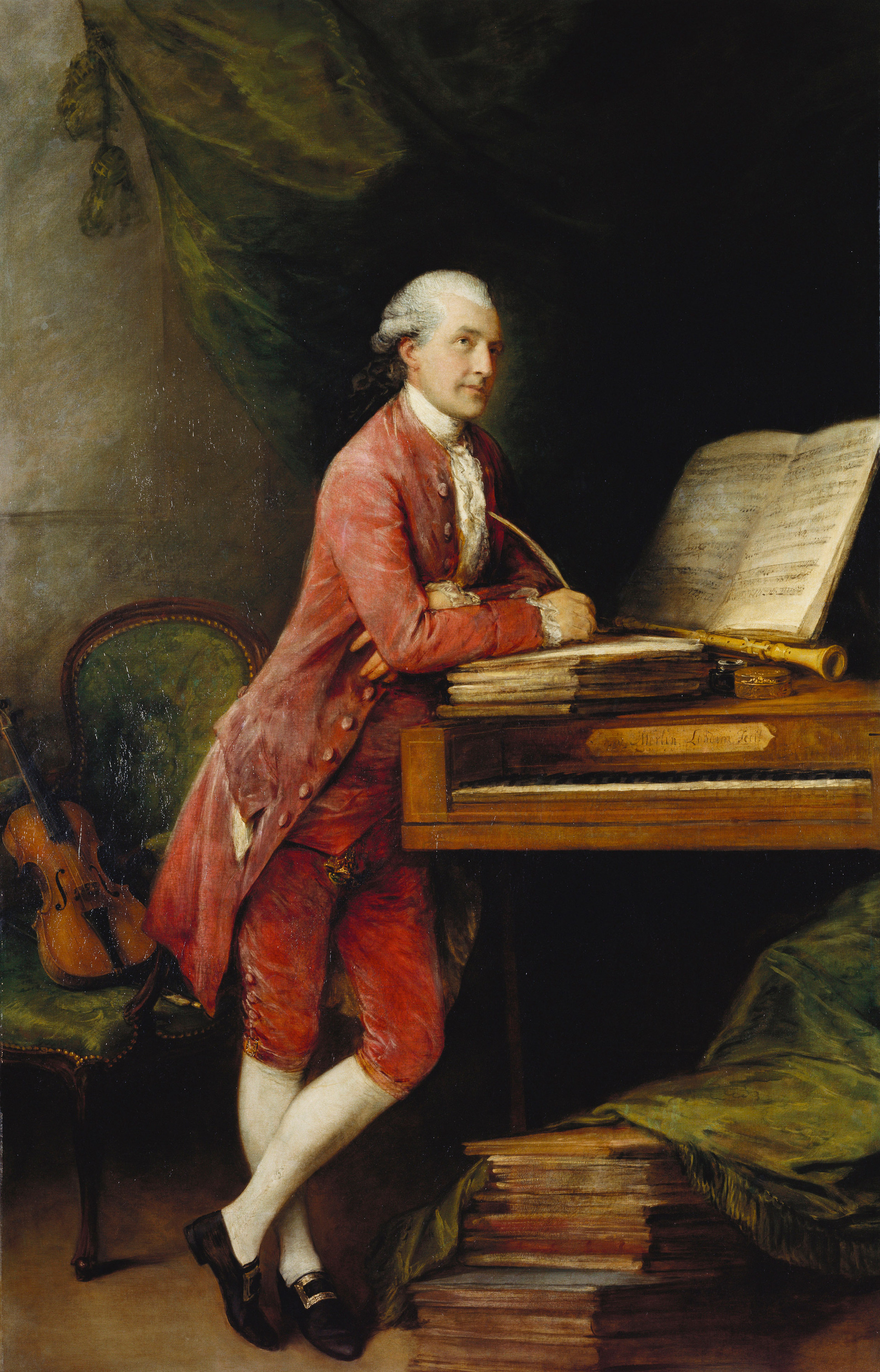 ‘Johann Christian Fischer’ by Thomas Gainsborough, 
