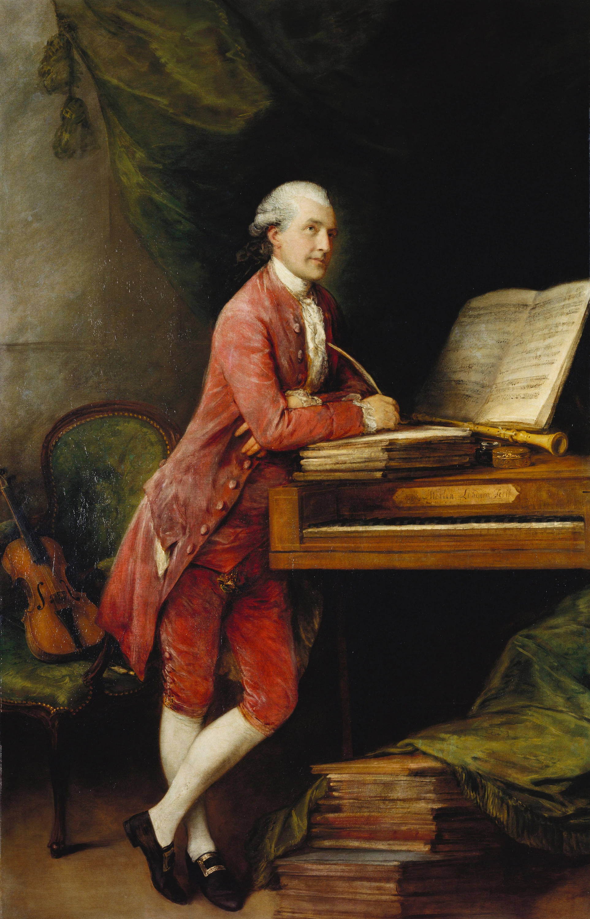 &lsquo;Johann Christian Fischer&rsquo; by Thomas Gainsborough, 