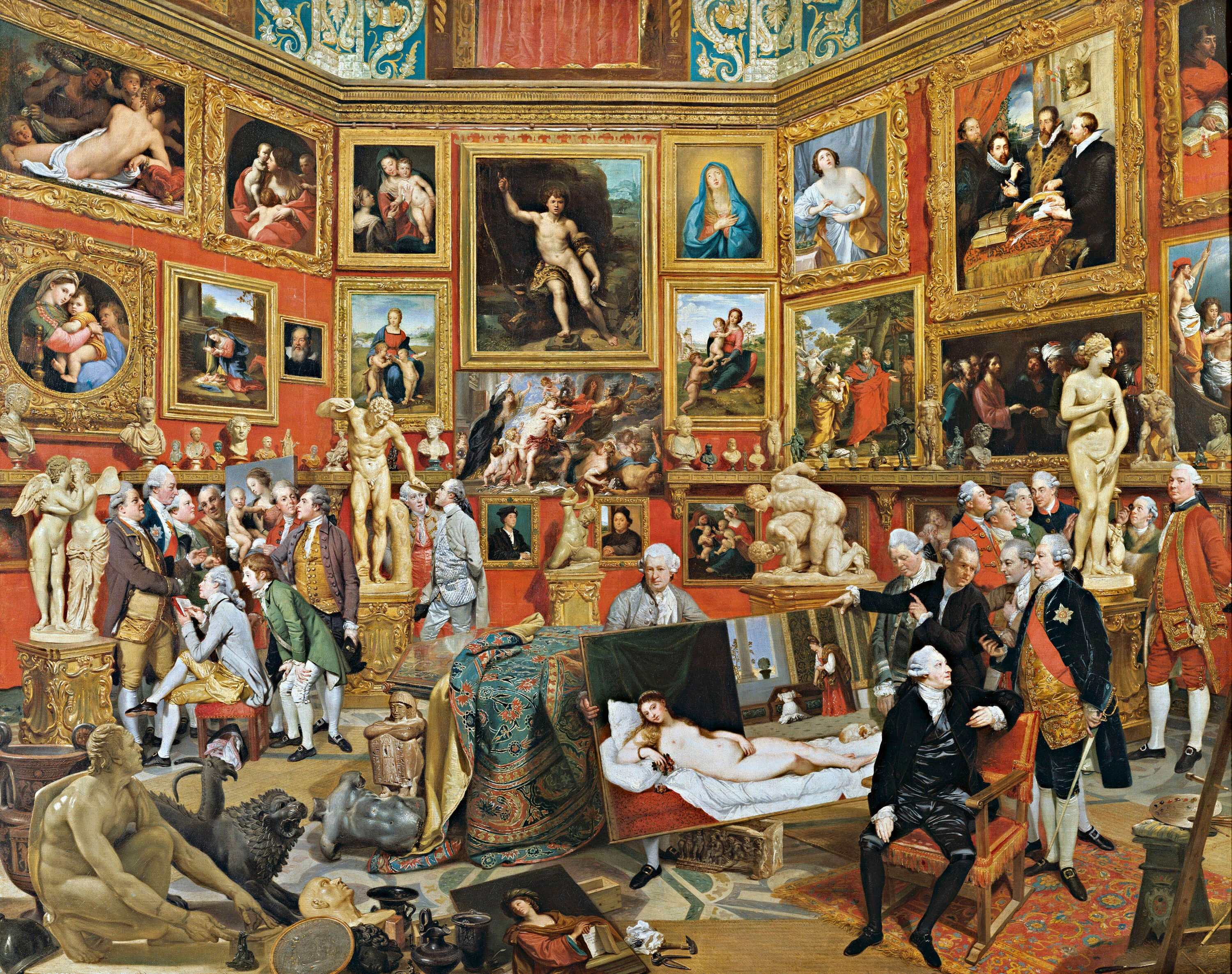 &lsquo;The Tribuna of the Uffizi&rsquo;, Johan Joseph Zoffany, 