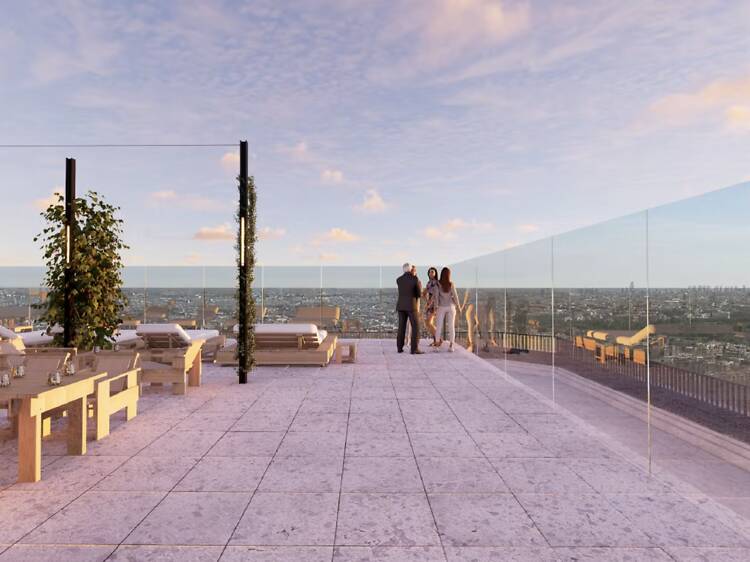 Un rooftop géant de 500 m² va bientôt ouvrir au sommet de la tour CB21 à La Défense