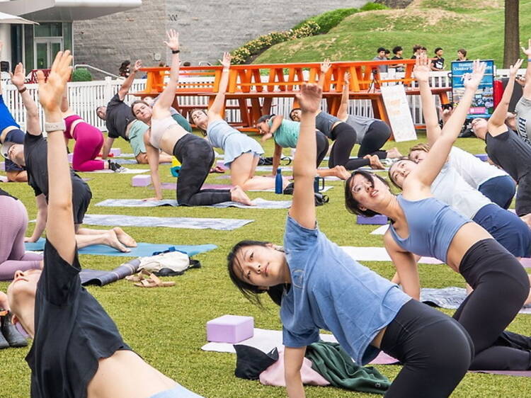 Outdoor Yoga with NB Fitness Club Outdoor Yoga with NB Fitness Club