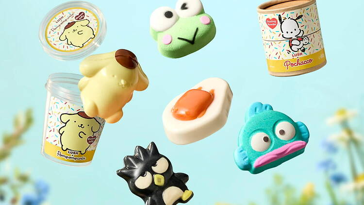 Lush x Sanrio characters Lush x Sanrio characters