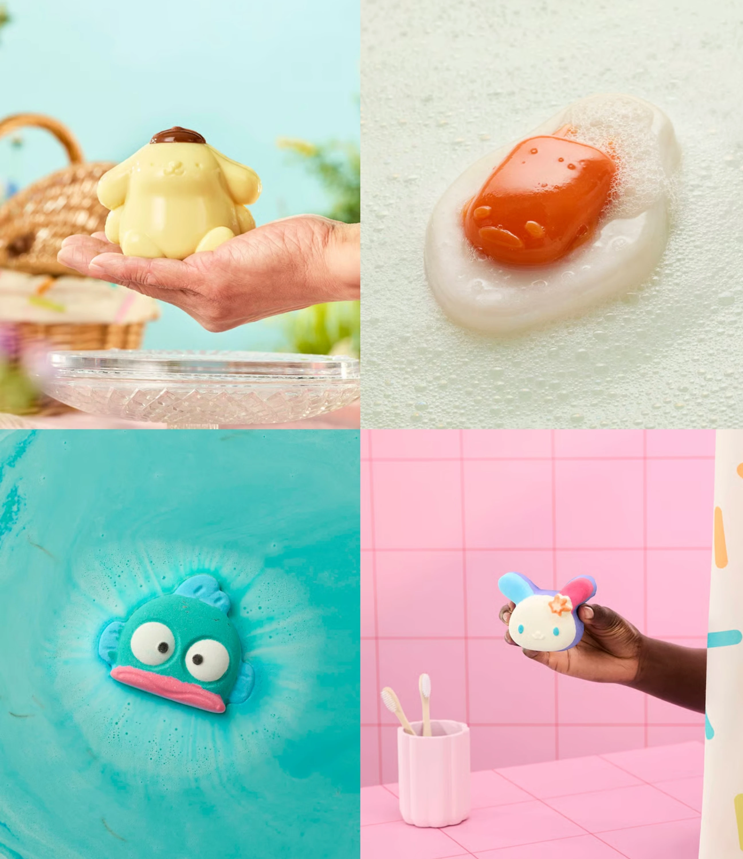 Lush x Sanrio characters