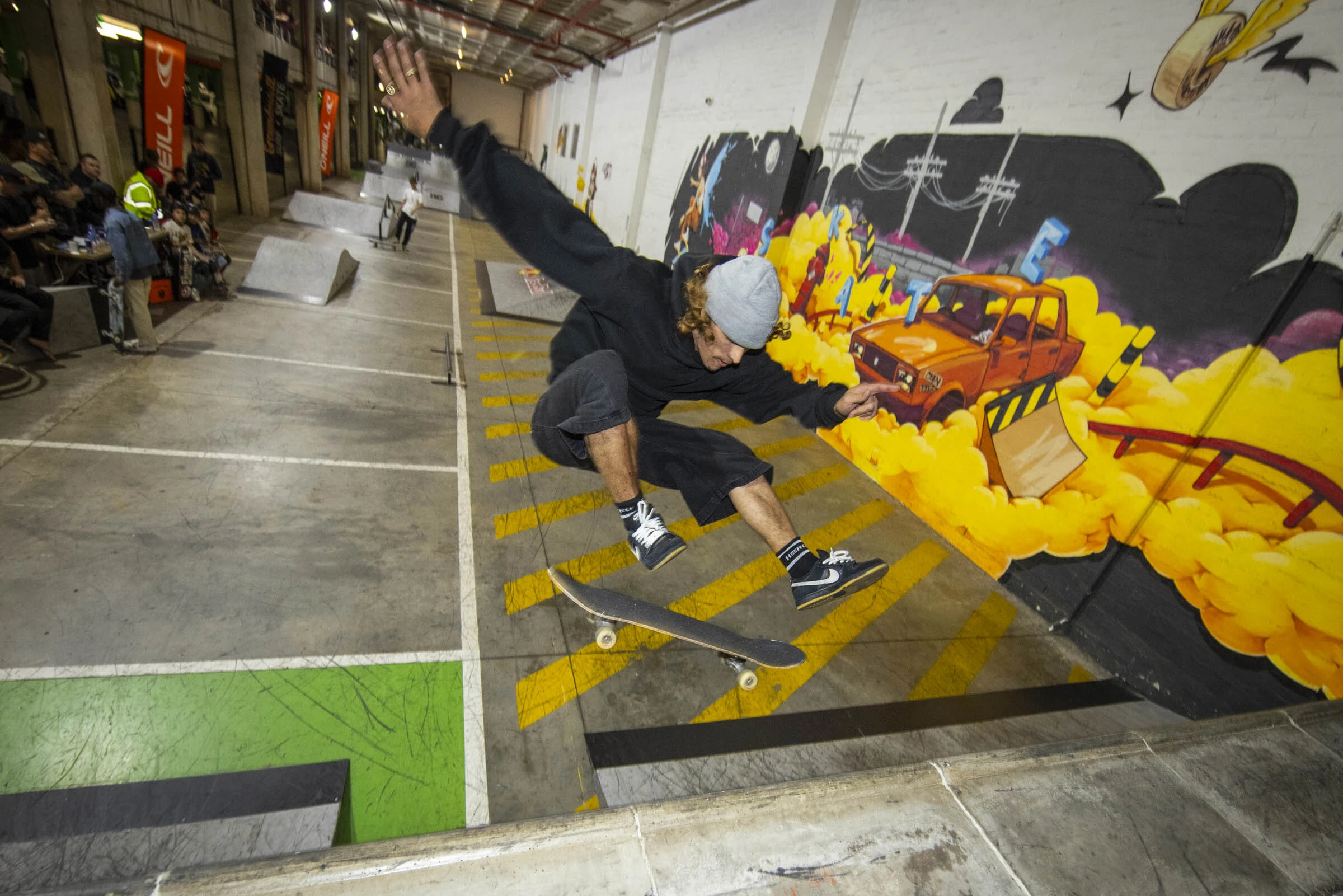 SA Olympian Brandon Valjalo won the Open's Best Trick. 