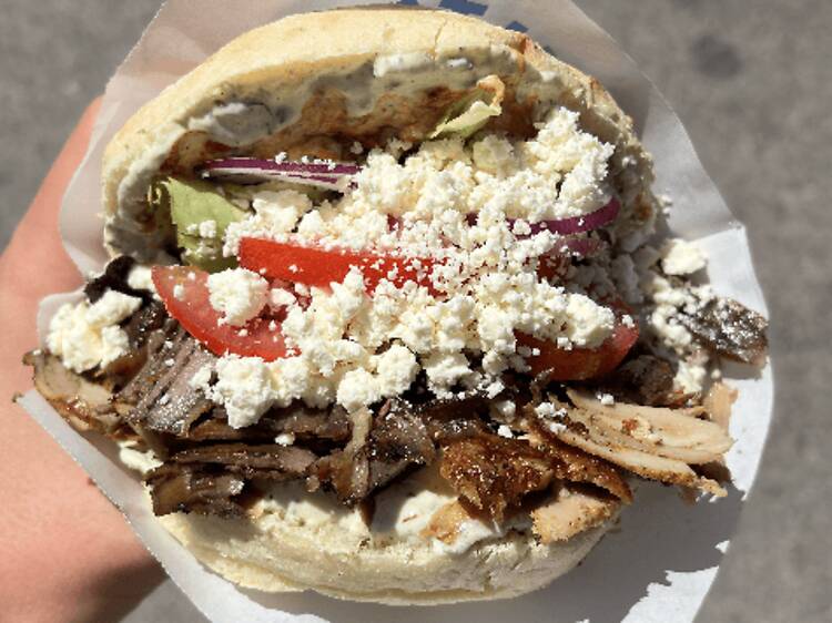 Un kebab mixto (10,90 €) en Culto Kebab Un kebab mixto (10,90 €) en Culto Kebab
