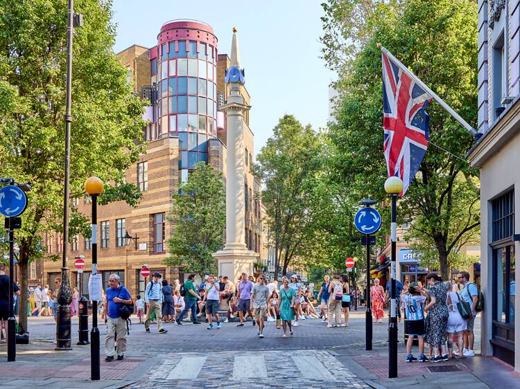 Covent Garden’s Seven Dials will be pedestrianised this month