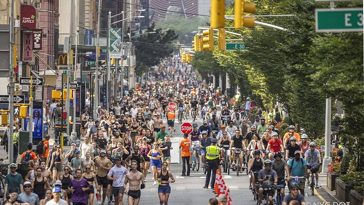 Summer Streets is an annual celebration of New York City’s most valuable public space, our streets. Summer Streets is an annual celebration of New York City’s most valuable public space, our streets.
