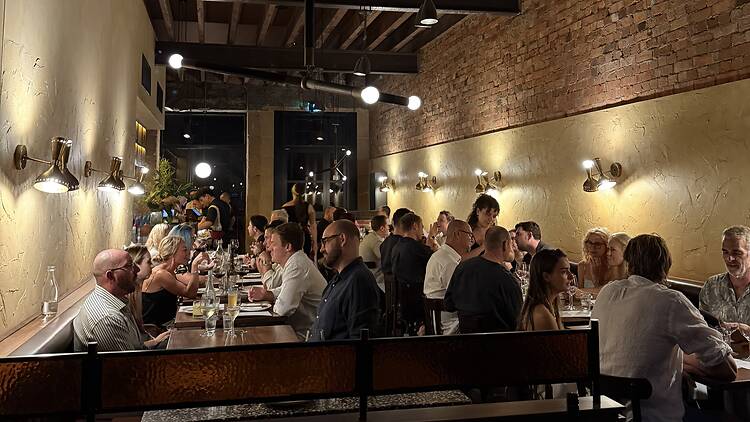 The dining room at Bistro Penny