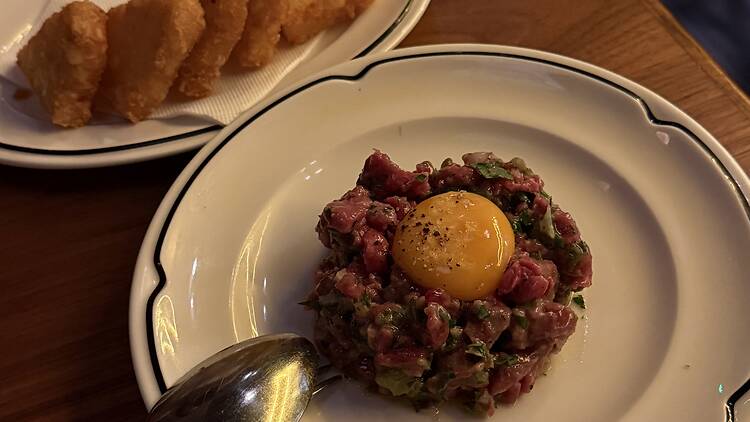 Steak tartare at Bistro Penny