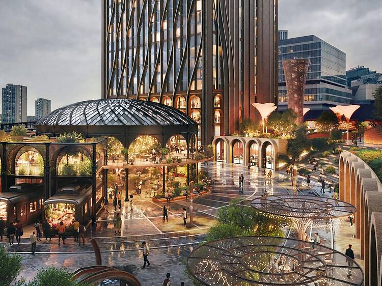 Stratford is getting a flashy new cultural quarter with live entertainment, art galleries and a new public piazza