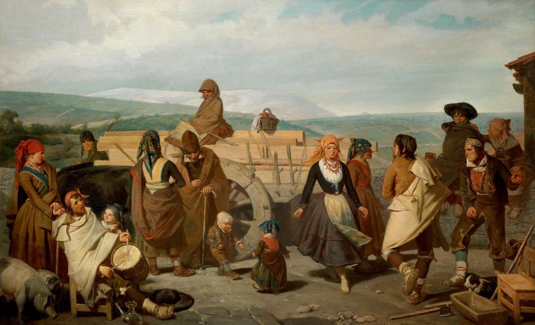 El baile. Costumbres populares de la provincia de Soria