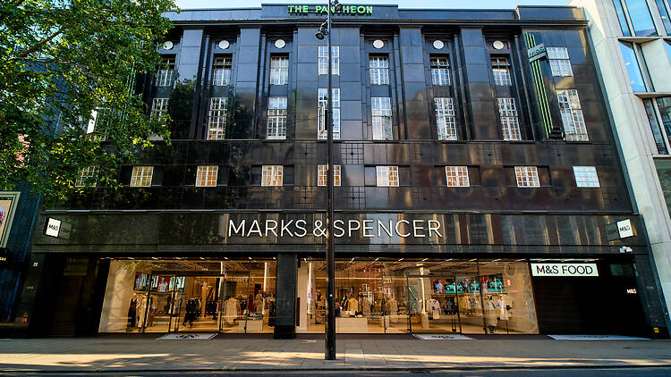 Marks and Spencer (M&S) Pantheon on Oxford Street Marks and Spencer (M&S) Pantheon on Oxford Street