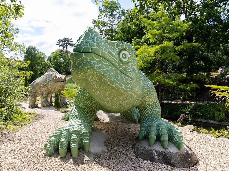 Visit the fully restored Crystal Palace dinosaurs