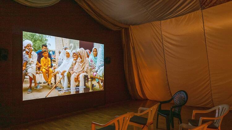 Installation view of ‘ East of the Aldgate Pump’ at Whitechapel Gallery