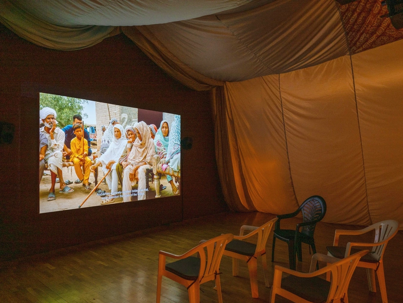 Installation view of &lsquo; East of the Aldgate Pump&rsquo; at Whitechapel Gallery