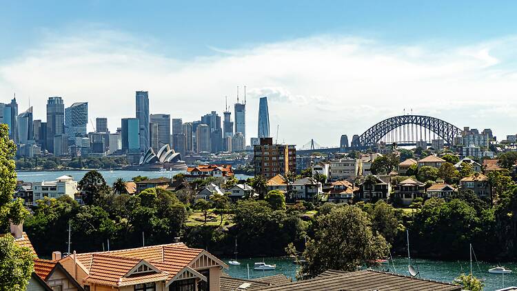 Sydney skyline Sydney skyline with the Harbour Bridge and Opera House