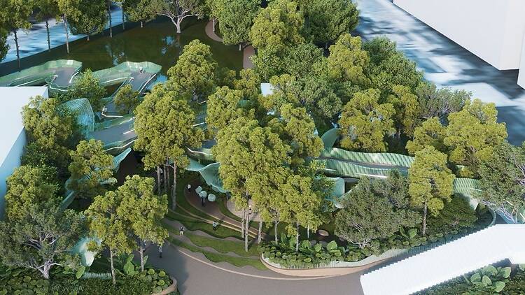 Find Bangkok's newest green space beneath Green Bridge