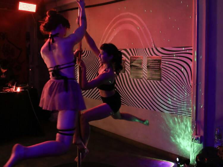 Try Bangkok’s most sequined beginner pole session