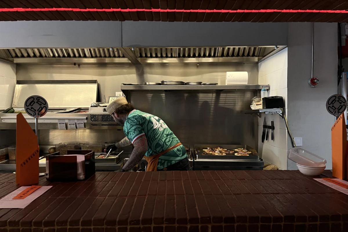 Taquero en La Veintiocho