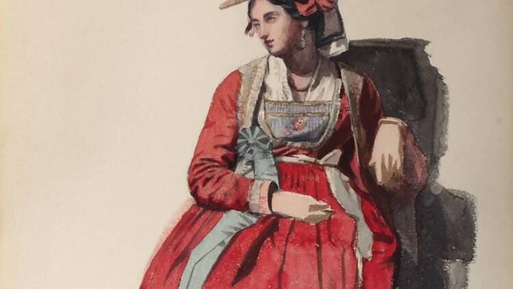 El artista en Italia (Museo del Romanticismo). El artista en Italia (Museo del Romanticismo).