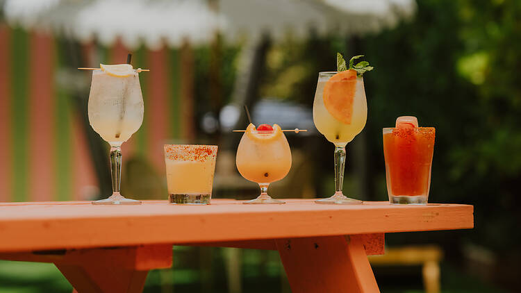 Drinks at Upper Eastside Hangout. Drinks at Upper Eastside Hangout.