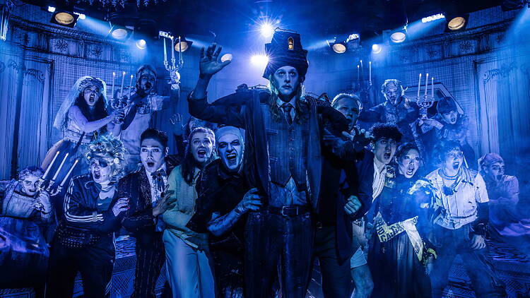 The Addams Family cast of The Addams Family