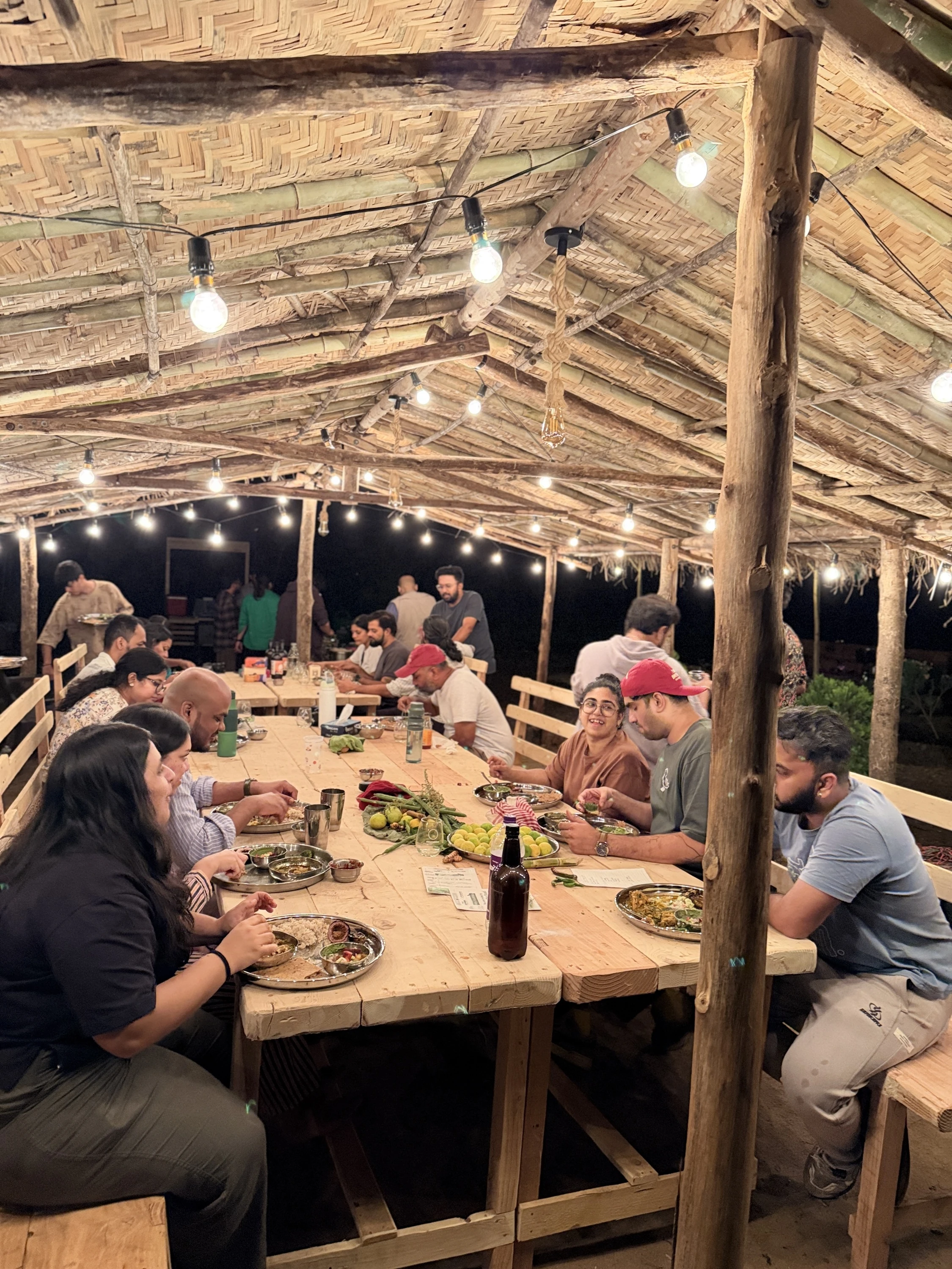 Dinner underway during Chef on the Road