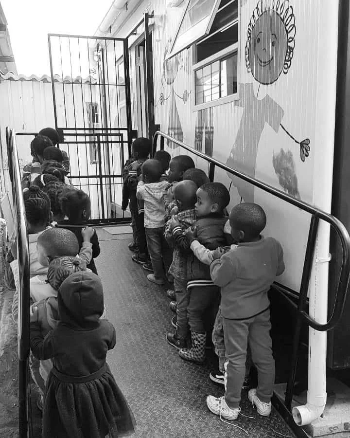 Children at Thusa-Bana Elementary School at Jehovah Jirah Orphanage Centre