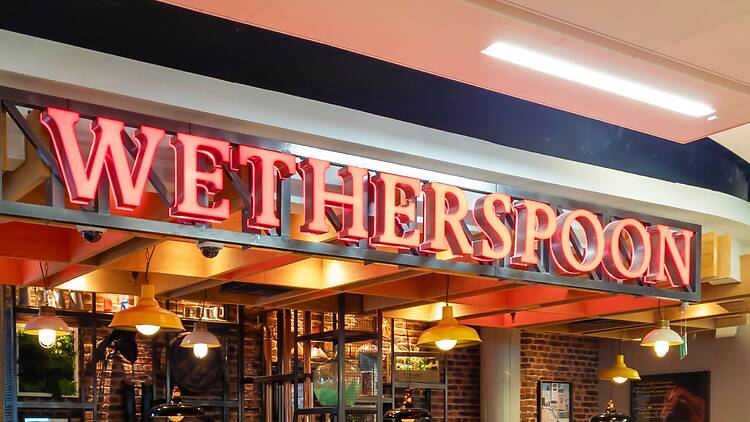 Wetherspoon pub at London Gatwick Airport