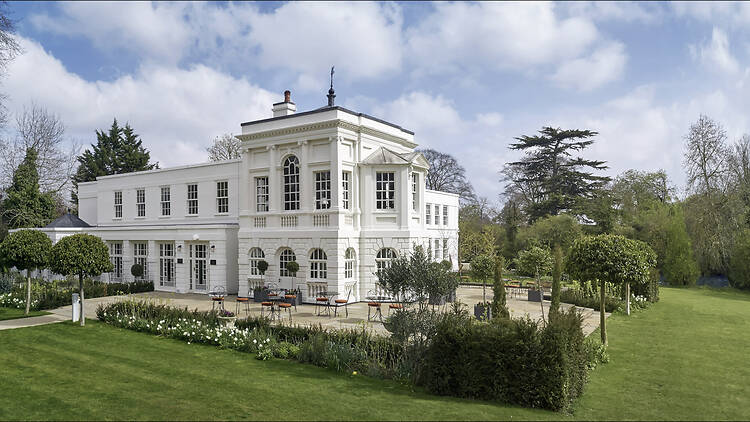 The Temple building on Monkey Island Estate
