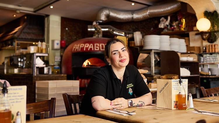 Alessia Patelli, manager of Pizzeria Pappagone Alessia Patelli, manager of Pizzeria Pappagone