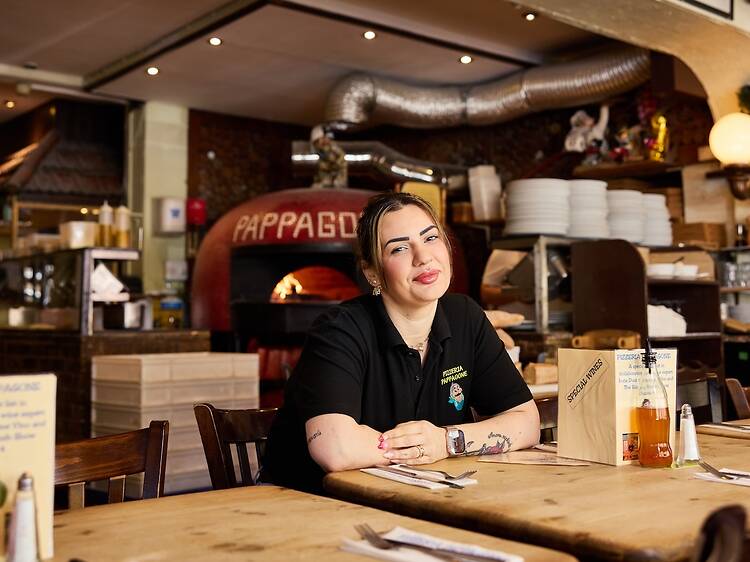 Alessia Patelli, manager of Pizzeria Pappagone Alessia Patelli, manager of Pizzeria Pappagone
