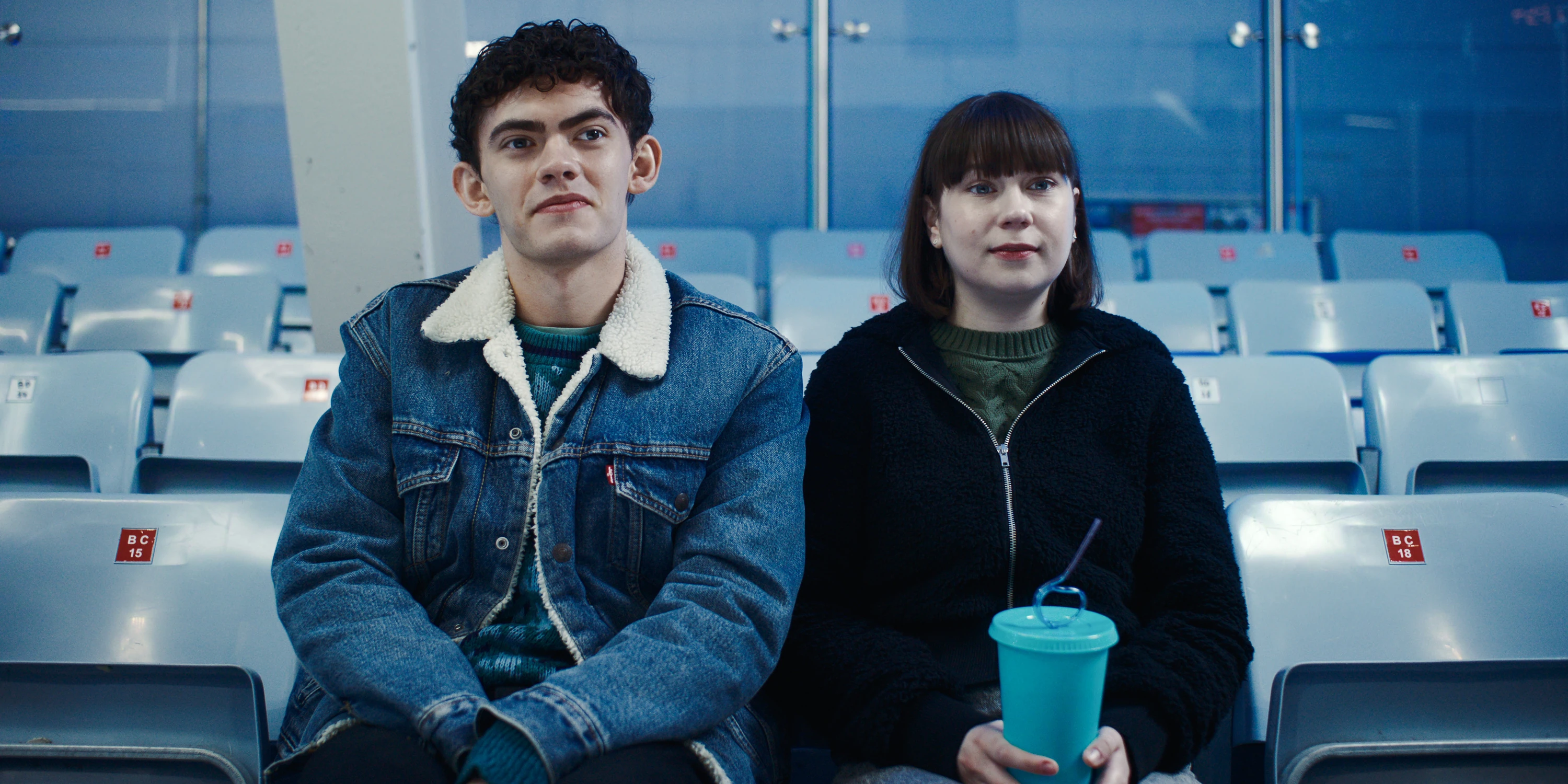 Charlie and Tori visit Slough Ice Arena in Heartstopper Forever