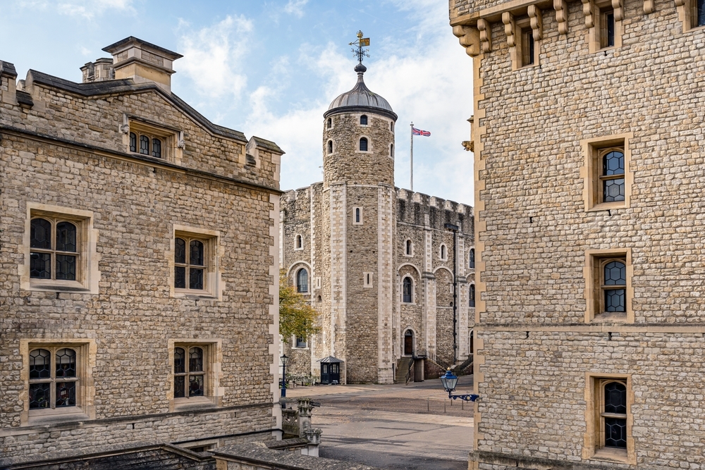 The White Tower at the Tower of London