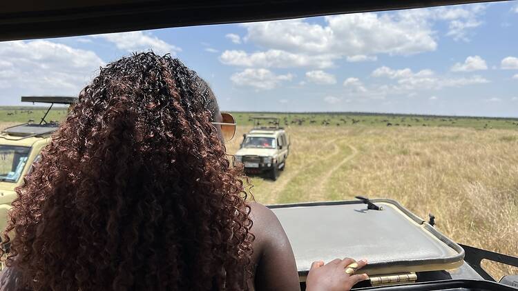 Vivienne on safari Vivienne on safari
