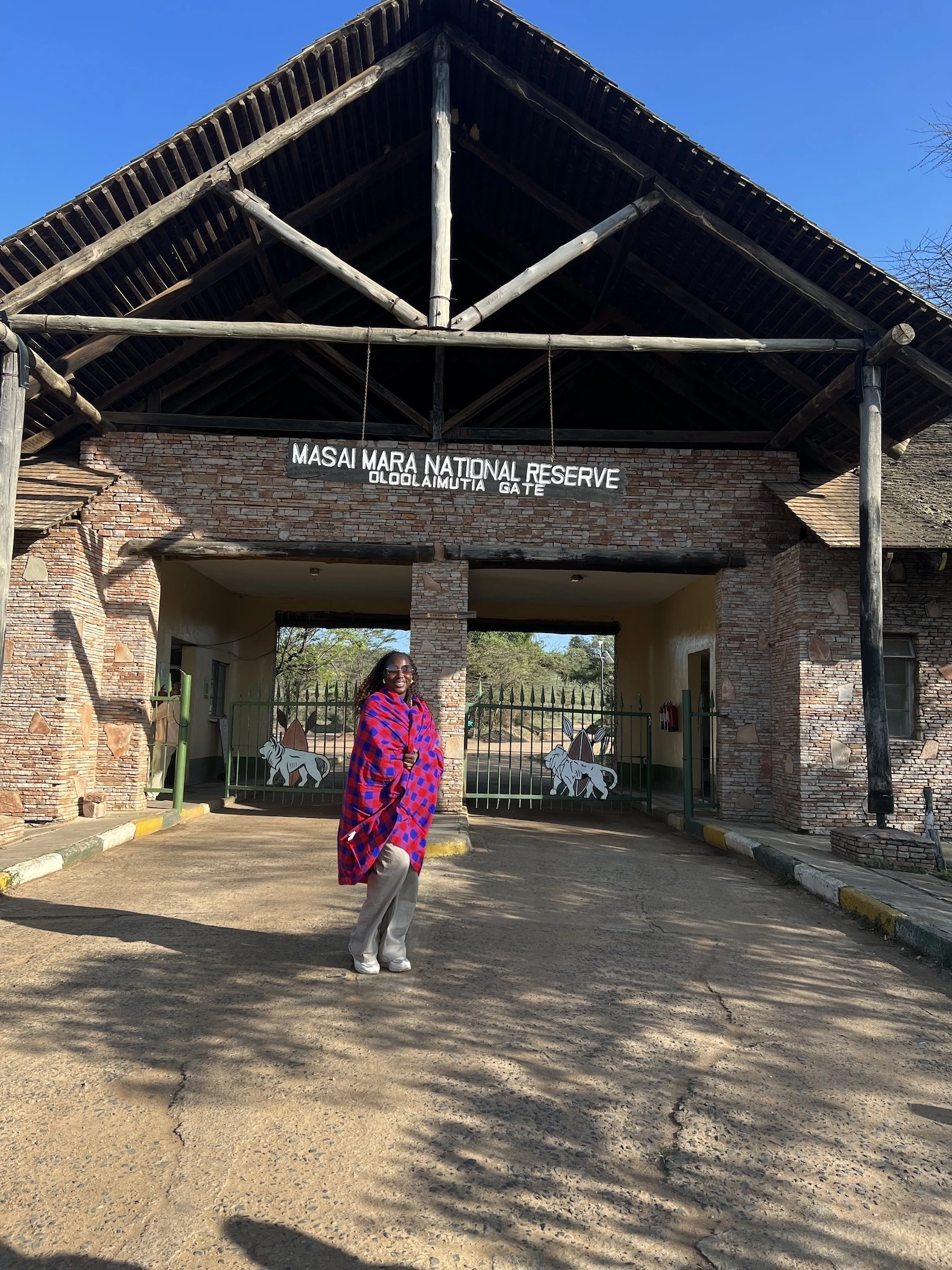 Vivienne at the Maasai Mara National Reserve
