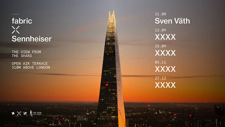 Legendary nightclub Fabric is curating events at the top of London’s tallest skyscraper