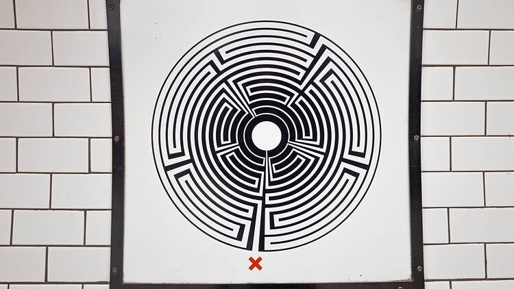 London Underground ‘labyrinth’ artwork London Underground ‘labyrinth’ artwork