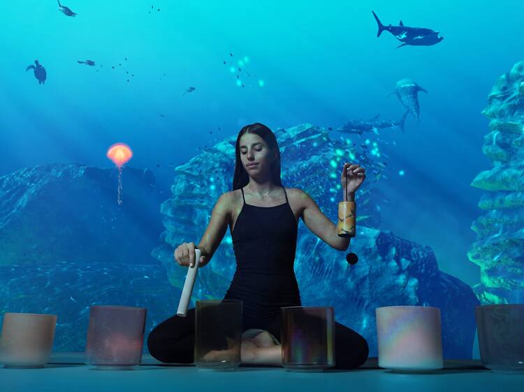 Try underwater sound healing and yoga at Su Va Na Try underwater sound healing and yoga at Su Va Na