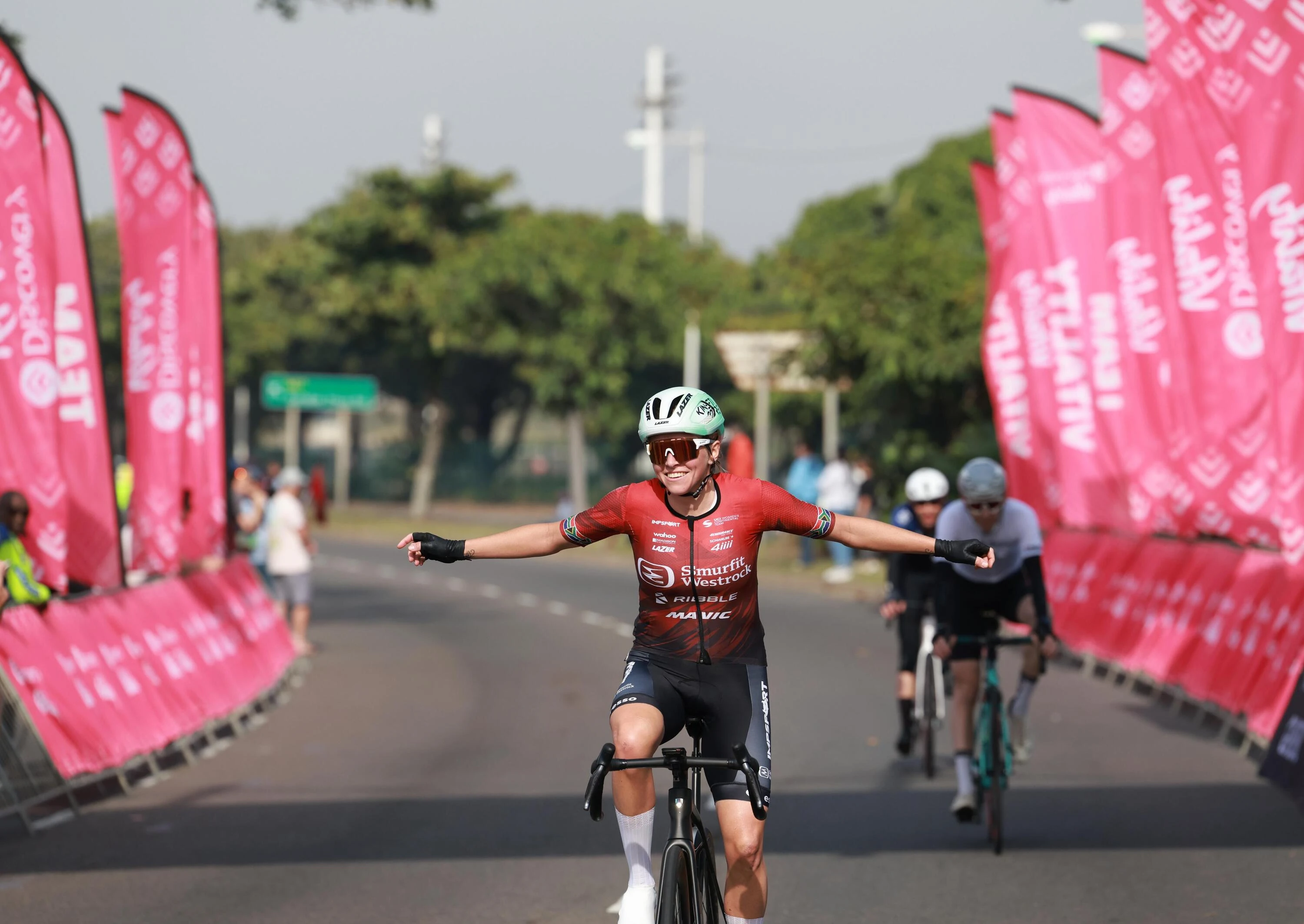 The women's winner of this year's Amashova National Classic, S&rsquo;annara Grove.
