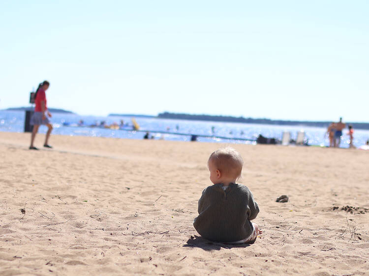 Build sand castles at Byske Havsbad Build sand castles at Byske Havsbad
