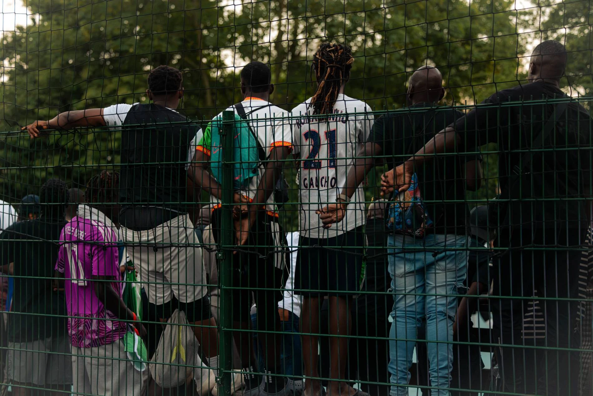 Pendant la Coupe du Monde, on s&rsquo;est install&eacute;s dans les tribunes improvis&eacute;es de la CAN des quartiers