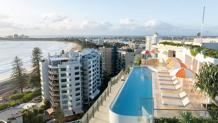 Avani Mooloolaba Beach Hotel Aerial view of Mooloolaba