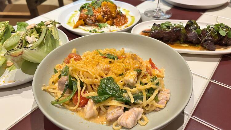 Seafood linguine