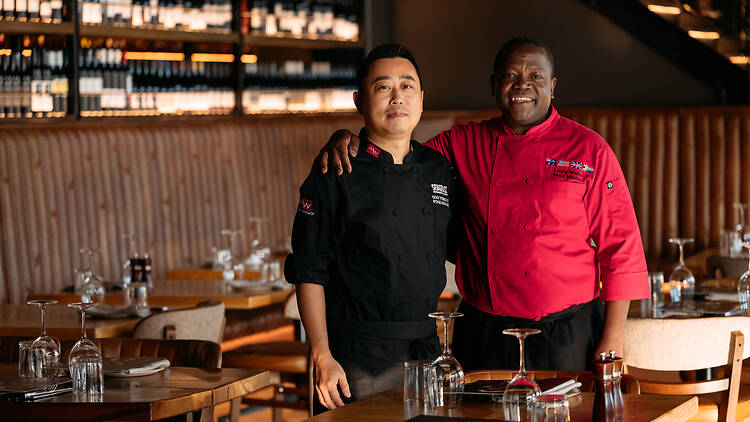 Chef Kim & Grill Master Lucky of The Meat & Wine Co